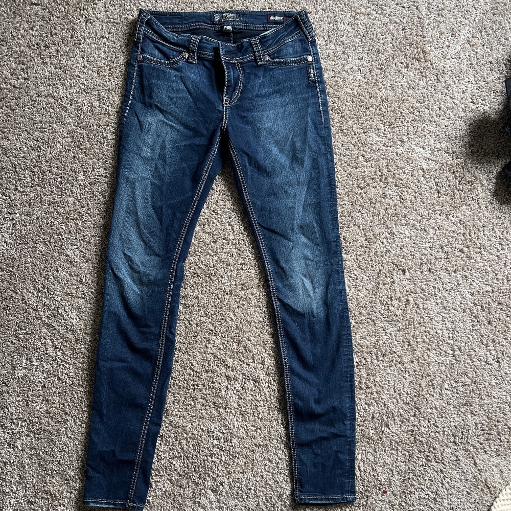 Silver jeans